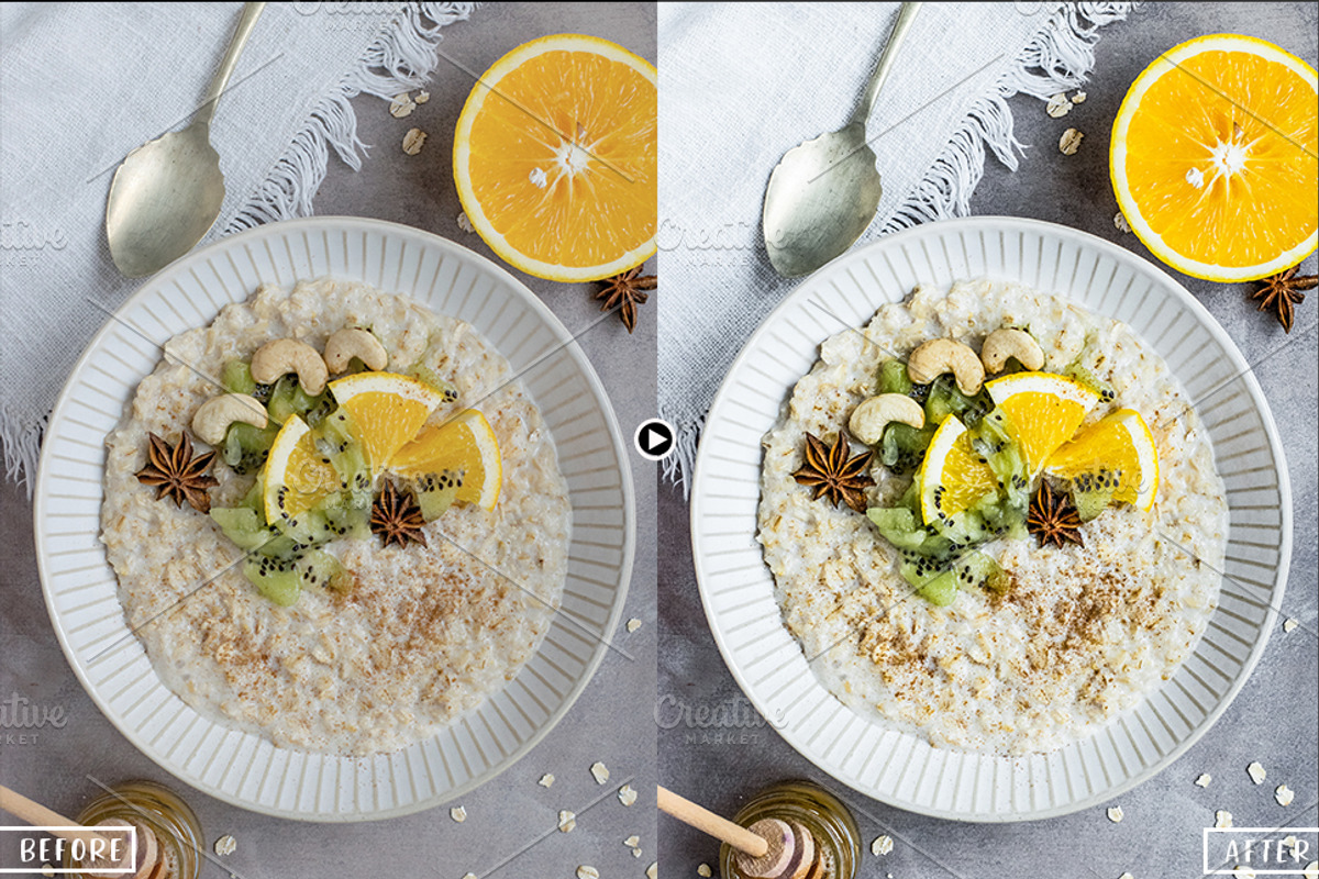 Food Photography Lightroom Presets, an Action Add-On by Presetsh.com (Photo 4 of 15)