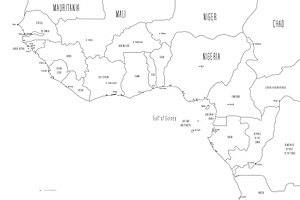 Map Of Gulf Of Guinea Countries