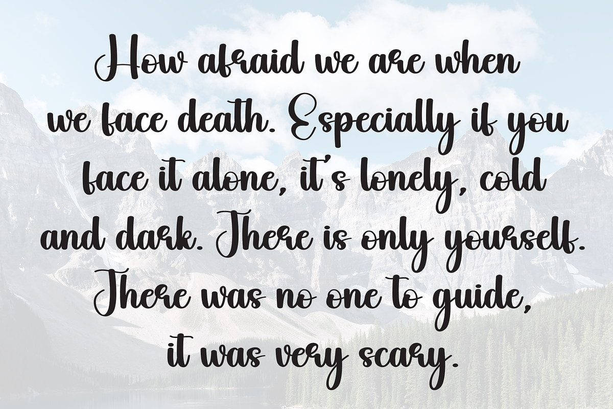 Inspiration | Script Font, a Handwritten Font by Scratchones (Photo 6 of 9)