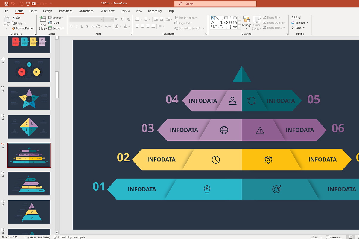 Business Timeline Template, a Presentation Template by Infographics project (Photo 12 of 13)