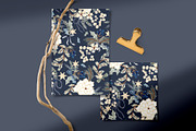 Navy Christmas Pattern, a Pattern Graphic by Webvilla Studio (Thumbnail 3 of 5)