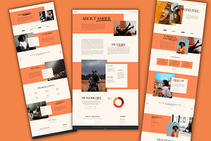 Squarespace Website Template Amber