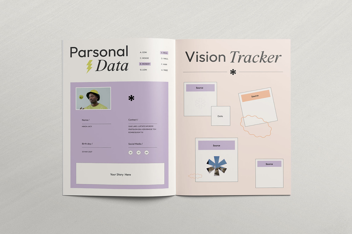 2026 | Planner & Journal, a Brochure Template by KreateTribe (Photo 5 of 8)