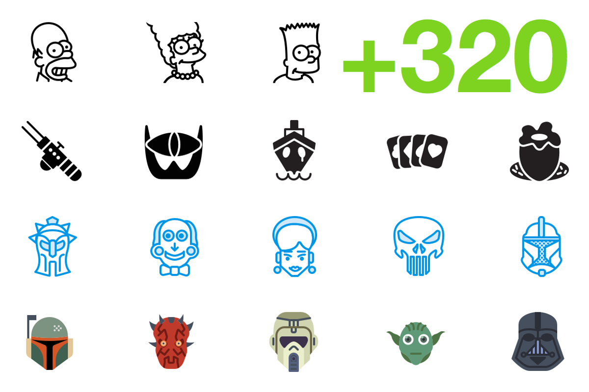 SMASHICONS - 320+ Movie Icons -