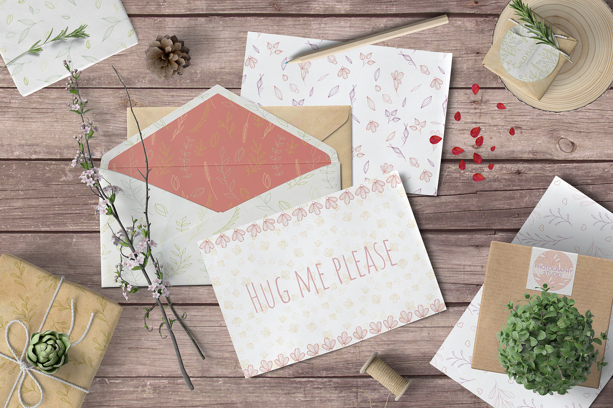 Hand Drawn Floral Collection, an Object Graphic by CARROTDESIGN (Photo 14 of 15)