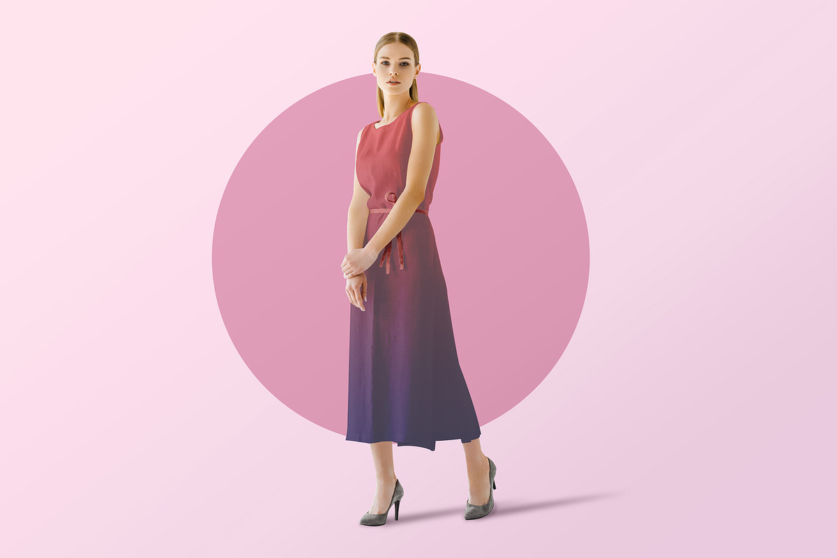 Women’s Summer Dress Mockup, an Apparel Mockup by PSD Market (Photo 7 of 7)