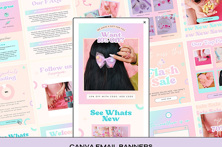 Canva Email Templates Rainbow, an Email Template by The Pixel Palace
