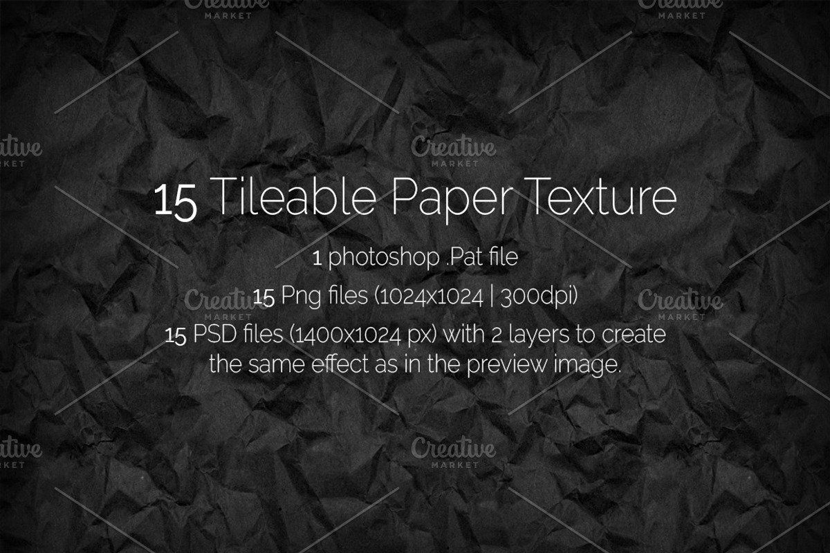 15 Tileable Paper Texture/Pattern, a Pattern Graphic by Illusiongraphic