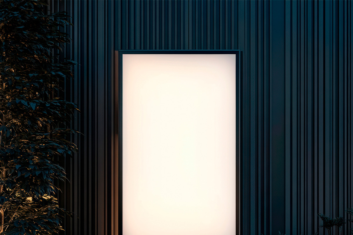 Illuminated Billboard Sign Mockup, an Advertising Mockup by Mego-studio (Photo 5 of 5)