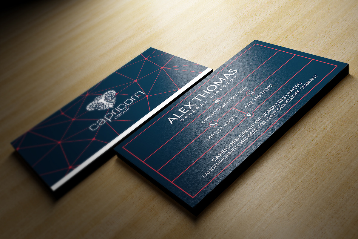Modern Business Card, a Business Card Template by Marvel (Photo 3 of 5)