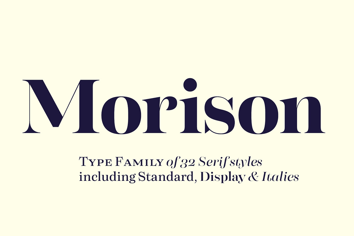 Morison Display & Serif