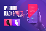 Unicolor & B/W Hands BUNDLE, an iPhone Mockup by Pierre Borodin (Thumbnail 1 of 9)