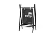 Stand Sign Mockup PSD Template, a Product Mockup by graphypix (Thumbnail 4 of 4)