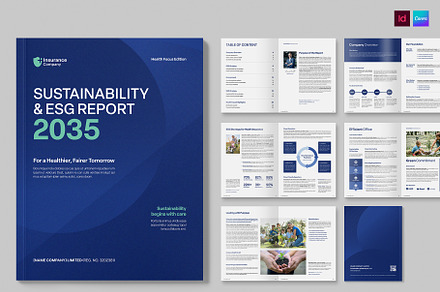 Report Template, a Brochure Template by BrandPacks
