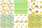 Watercolor banana delicious set, a Pattern Graphic by lenavetka87 (Thumbnail 2 of 3)
