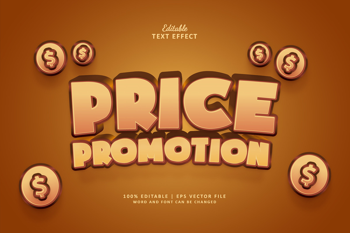 Text Effect Price Promotion, a Layer Style Add-On by Navy Graphic (Photo 1 of 2)
