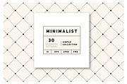 Minimalist Seamless Patterns | vol.1, a Pattern Graphic by Curly_Pat (Thumbnail 1 of 7)
