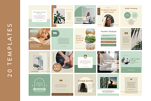 Balanced Living Instagram Templates