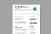 Resume Template, a Resume Template by MightyDesign (Thumbnail 4 of 8)