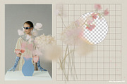 FLORA.PNG | Blurry Flower Collage, an Object Graphic by ana & yvy (Thumbnail 9 of 23)