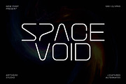 Space Void – Minimal Technology Font, a Sans Serif Font by Artiveko (Thumbnail 1 of 8)