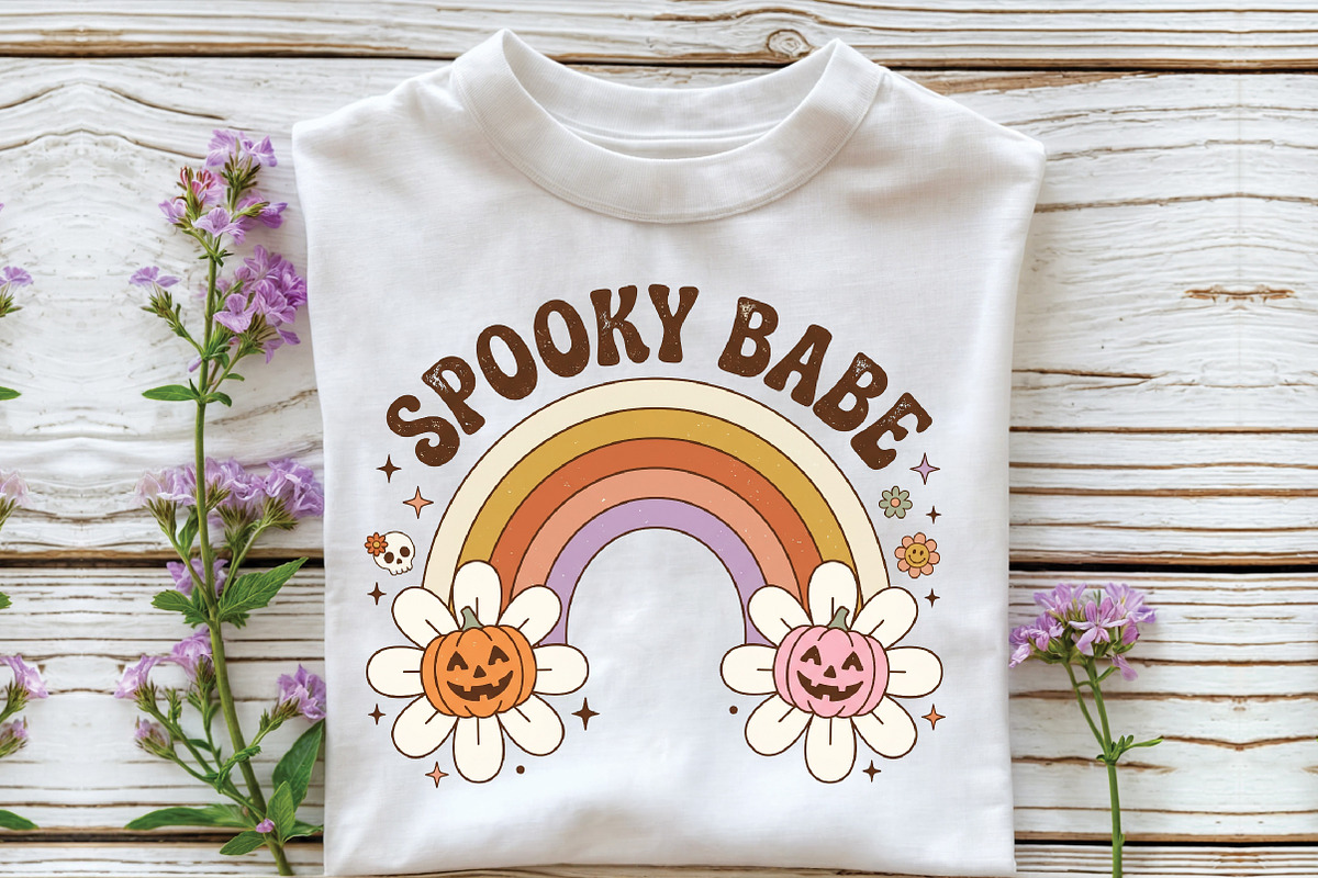 Halloween Spooky Babe Sublimation, a Work Illustration by CraftArtStudio (Photo 2 of 4)