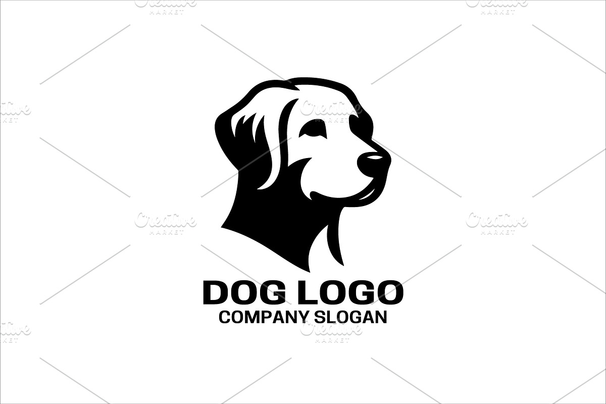 Dog Logo Vector Template, a Branding & Logo Template by Vectorium Studio
