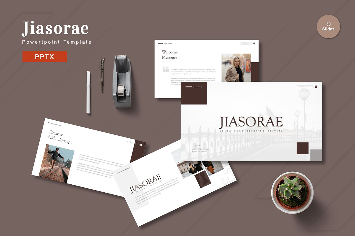 Jiasorae - Powerpoint Template, a Presentation Template by StreaksideStd (Photo 1 of 4)