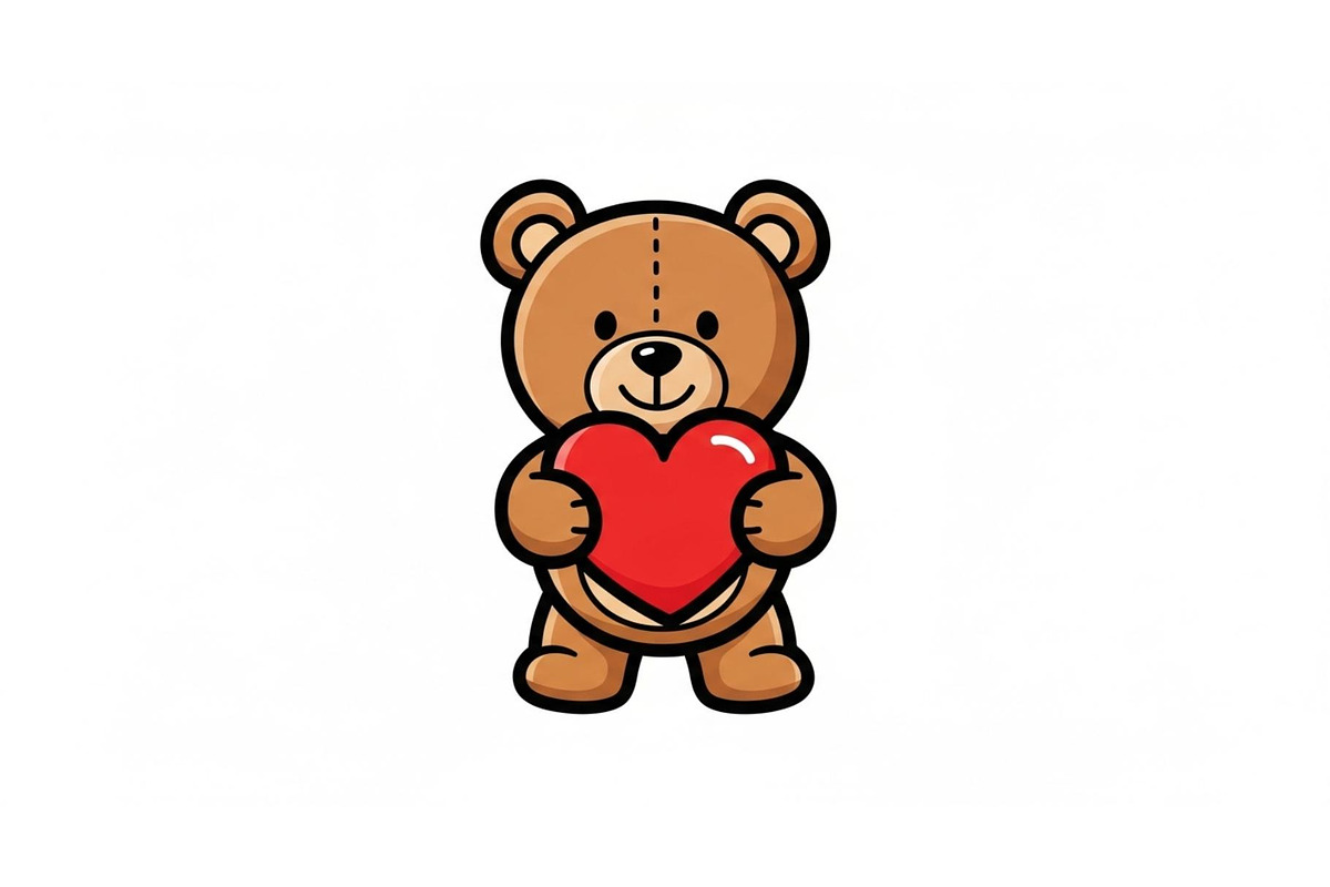 Cute Teddy Bear Love Vector Bundle, an Illustration by Designs_River (Photo 28 of 51)