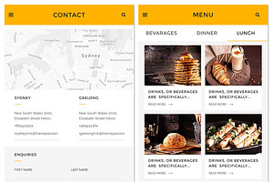 Delish - Creative Restaurant PSD APP