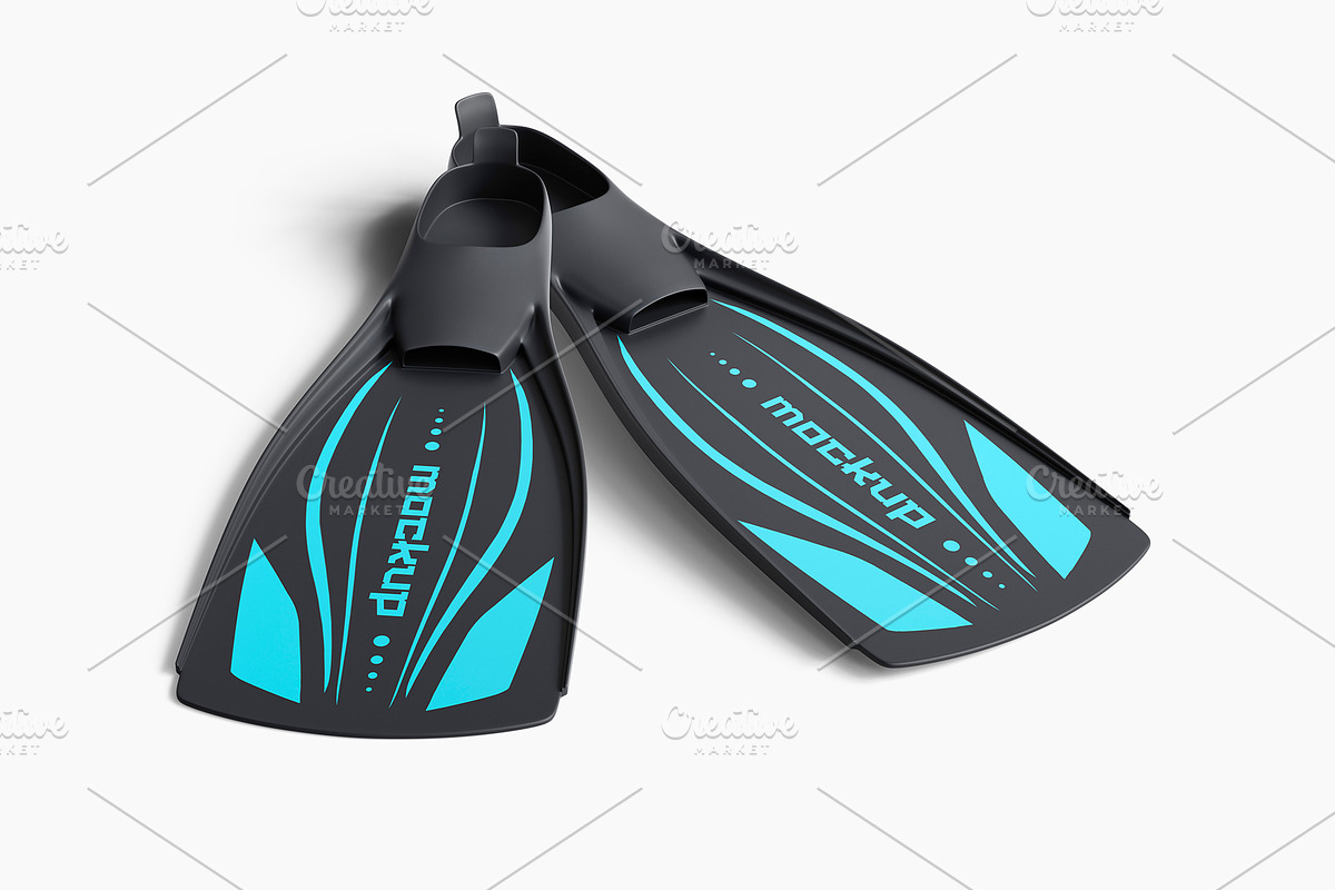 Flippers Mockup Set, a Merchandise Mockup by ForgeDesign (Photo 6 of 7)
