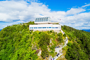 Alesund aerial panoramic view, a Photo by saiko3p
