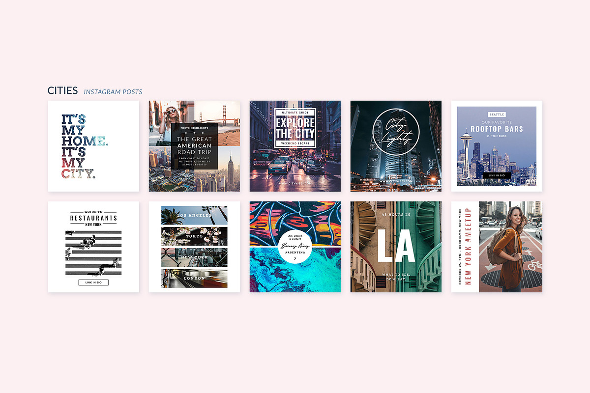 CANVA & PS Complete Instagram Bundle, a Social Media Template by Poego Social (Photo 38 of 52)