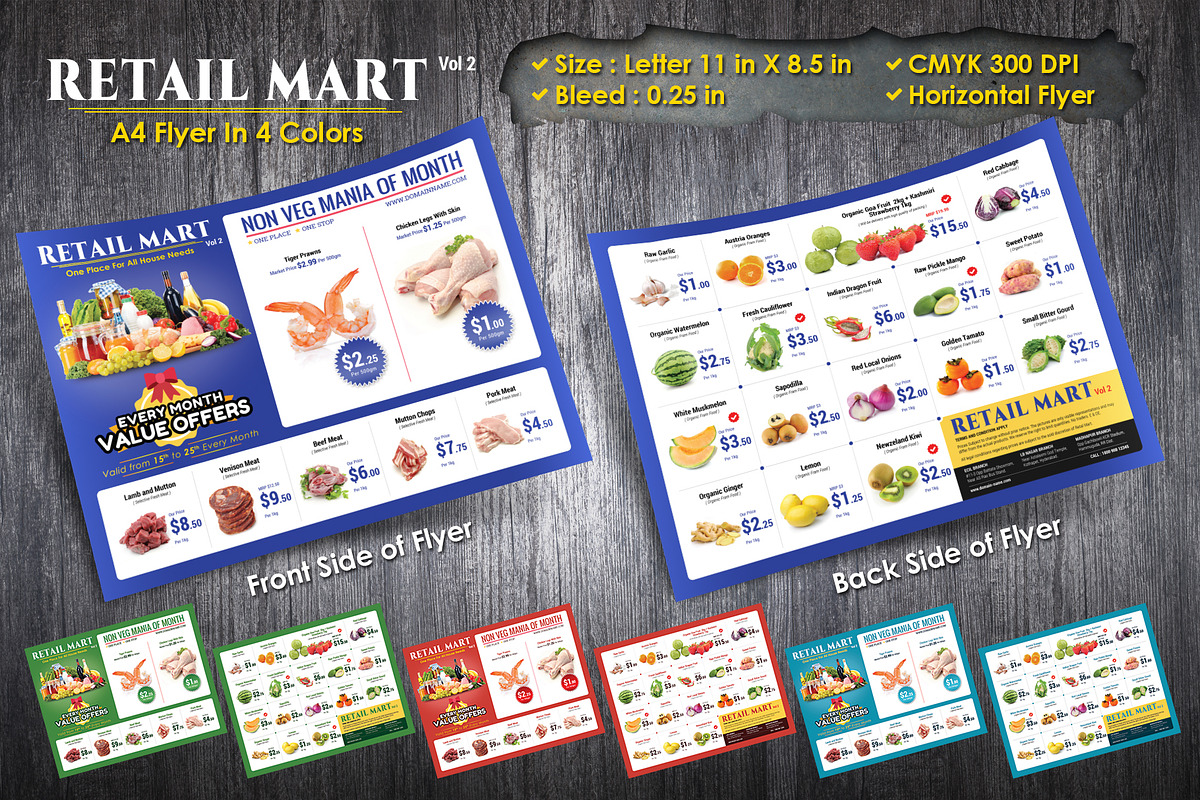 Retail Mart Flyer Vol 2, a Flyer Template by Sainath Chillapuram (Photo 1 of 4)