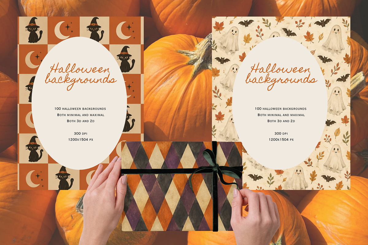 100+ Halloween Backgrounds, a Background Graphic by digital.incubator.yum (Photo 2 of 6)