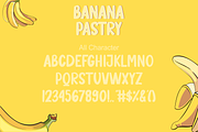 Banana Pastry - Brush Display Font, a Font by Fikryal Studio (Thumbnail 8 of 8)