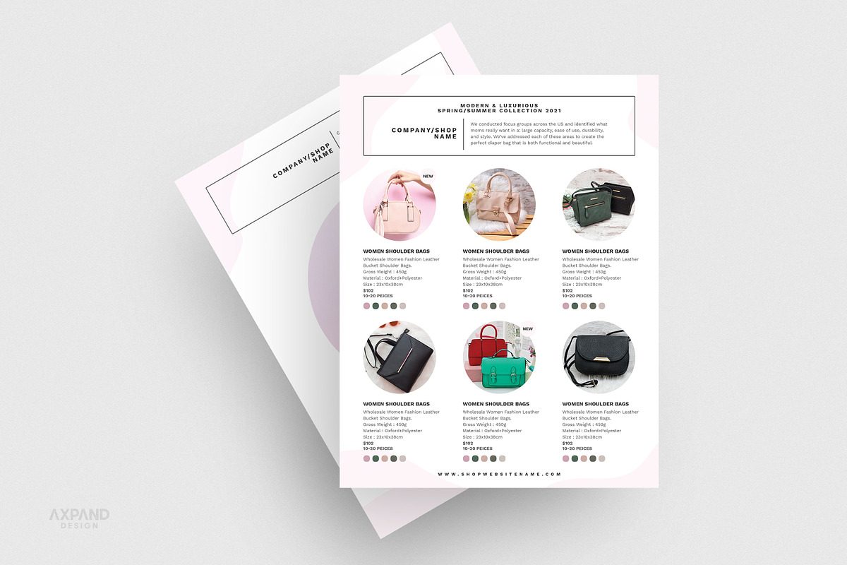 Line sheet template canva/photoshop, a Templates & Theme by Axpand (Photo 2 of 10)