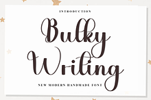 Bulky Writing