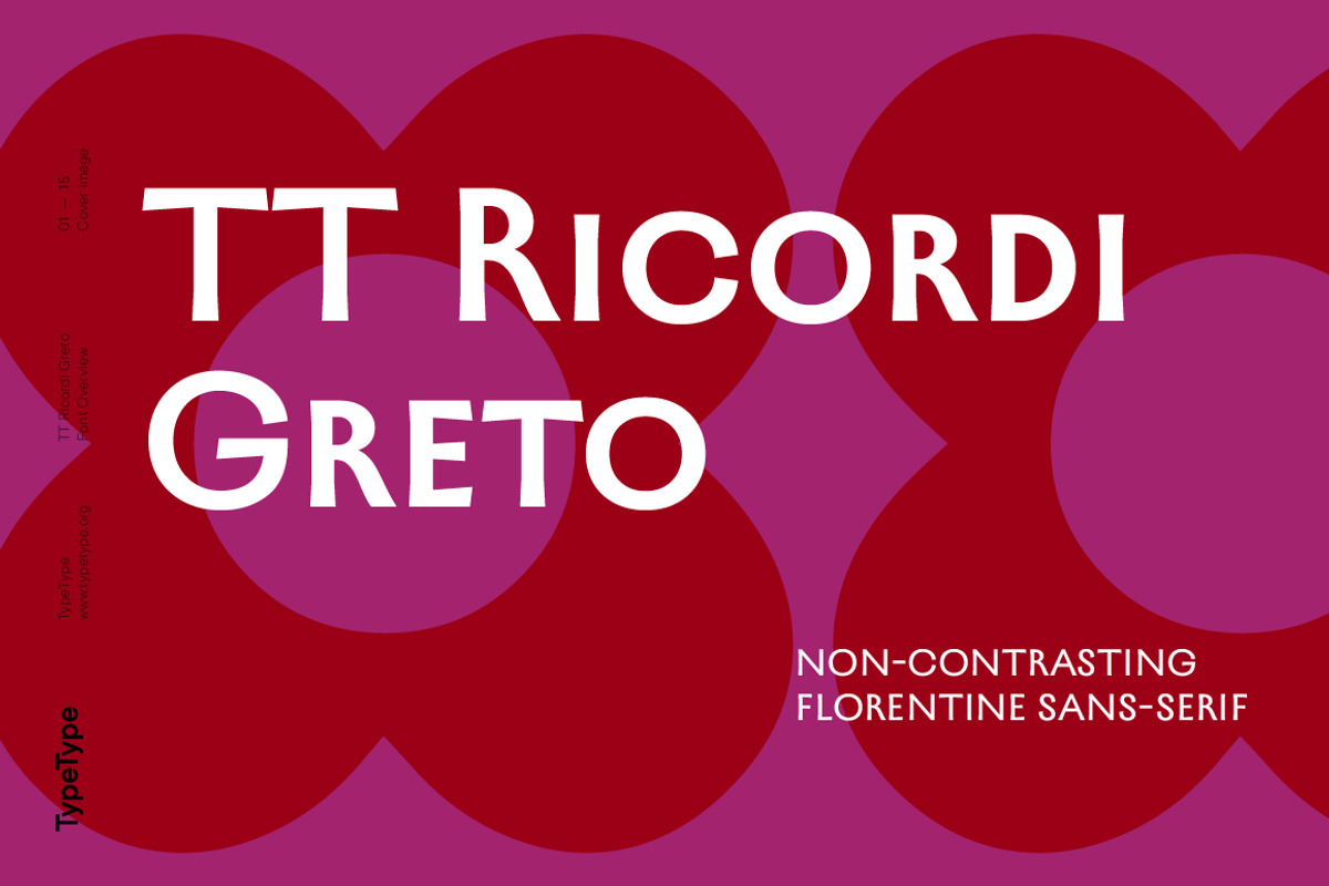 TT Ricordi Greto, a Sans Serif Font by TypeType (Photo 1 of 15)