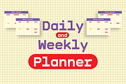 Colorful Weekly & Daily Planner, a Templates & Theme by Doomleaf (Thumbnail 1 of 4)