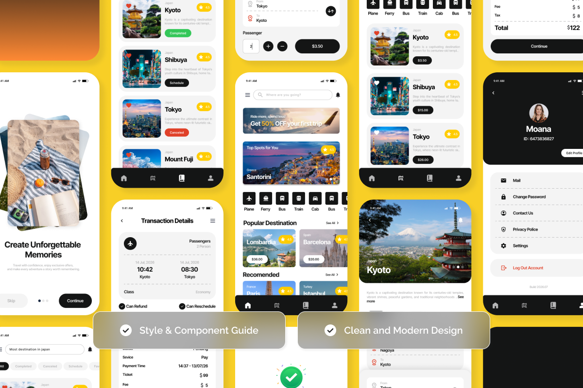 Tripio - Multi Transport Booking App, an App Template by twinstd (Photo 3 of 5)