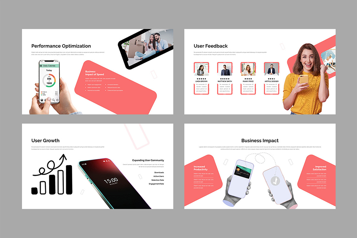 App Showcase Presentation Template, a Presentation Template by White Graphic (Photo 9 of 11)