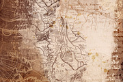 Vintage Maps. Stamp Brushes, a Brush Add-On by Julia_Raketic (Thumbnail 2 of 15)