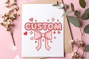 Custom Valentine Coquette Png, an Illustration by SinaCreation (Thumbnail 9 of 11)
