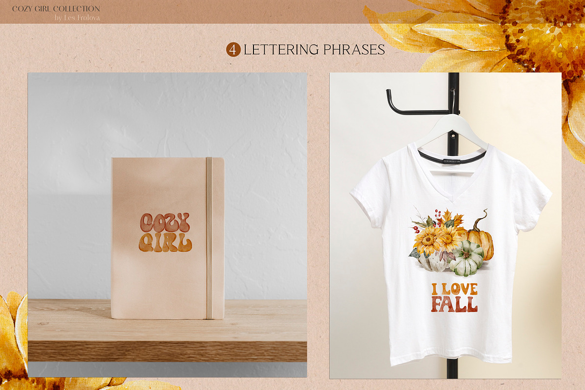 Cozy Girl-Autumn Collection, a Decorative Illustration by Les Frolova (Photo 6 of 11)