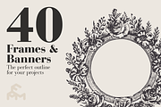 40 Frames & Banners, an Object Graphic by MARTINI Type Designer (Thumbnail 1 of 2)