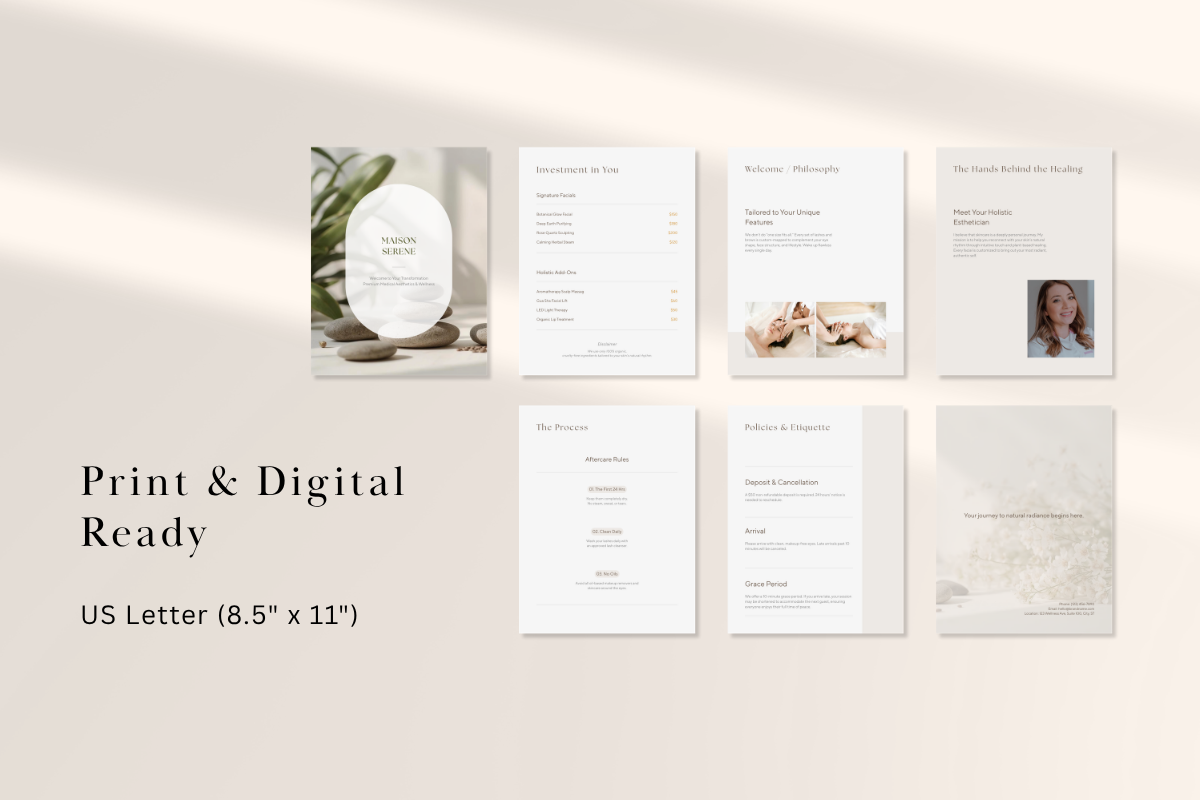 Organic Skincare Pricing Guide, a Magazine Template by batang (Photo 3 of 5)