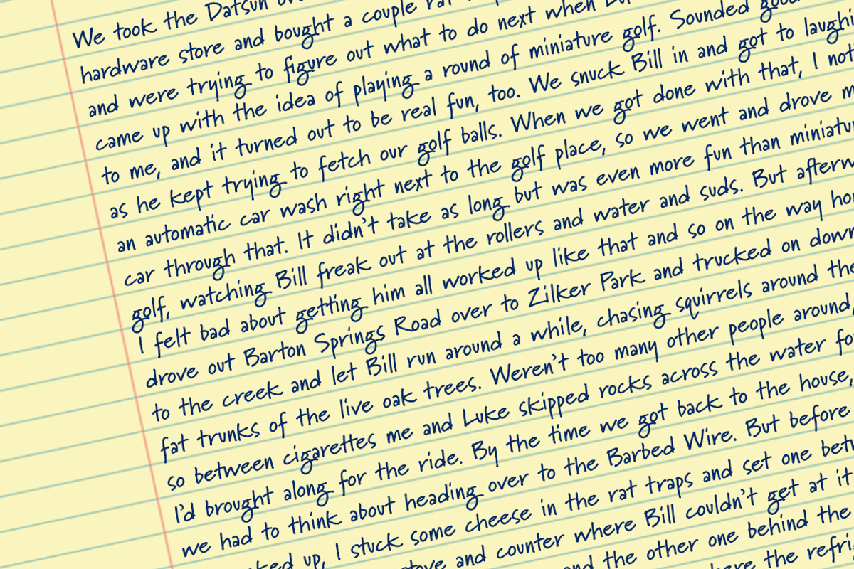 Marydale, a font with personality preview 3