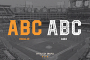 Vintage College Font, a Font by GlitzyGrapix (Thumbnail 2 of 10)