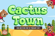 Cactus Town – Kids Font